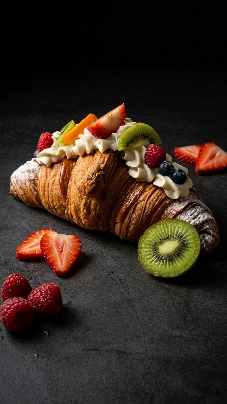 Fresh Fruit Croissant