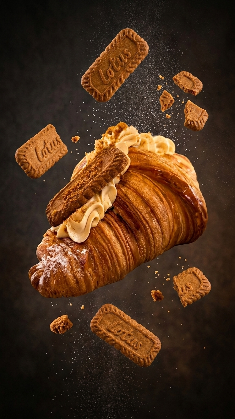 Lotus Biscoff Croissant