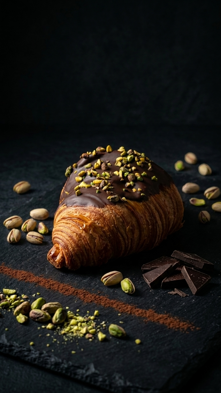 Pistachio Chocolate Croissant