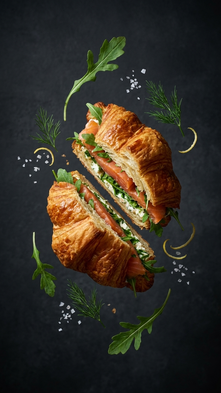 Smoked Salmon Croissant