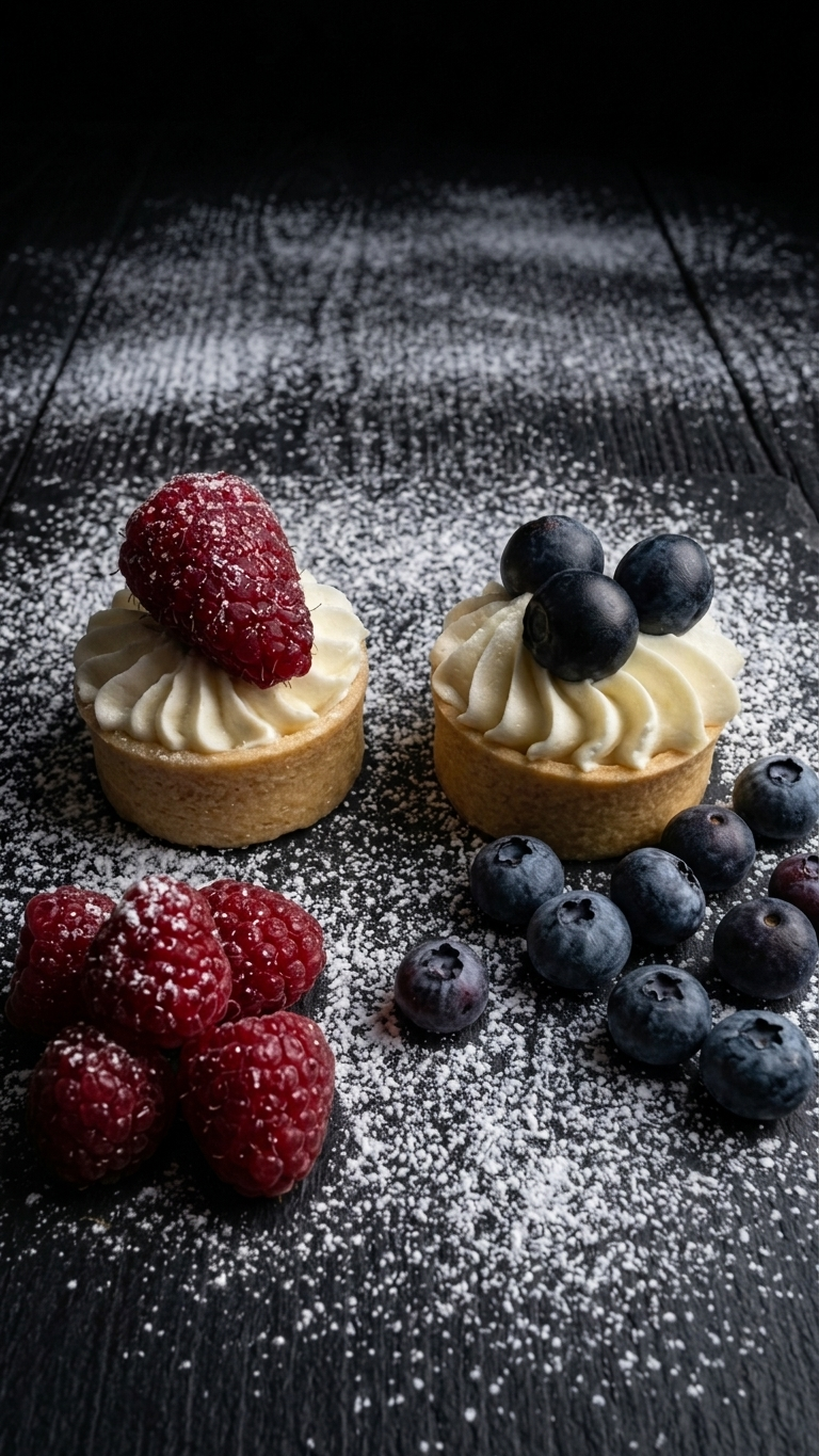 Mini Fruit Cream Tarts