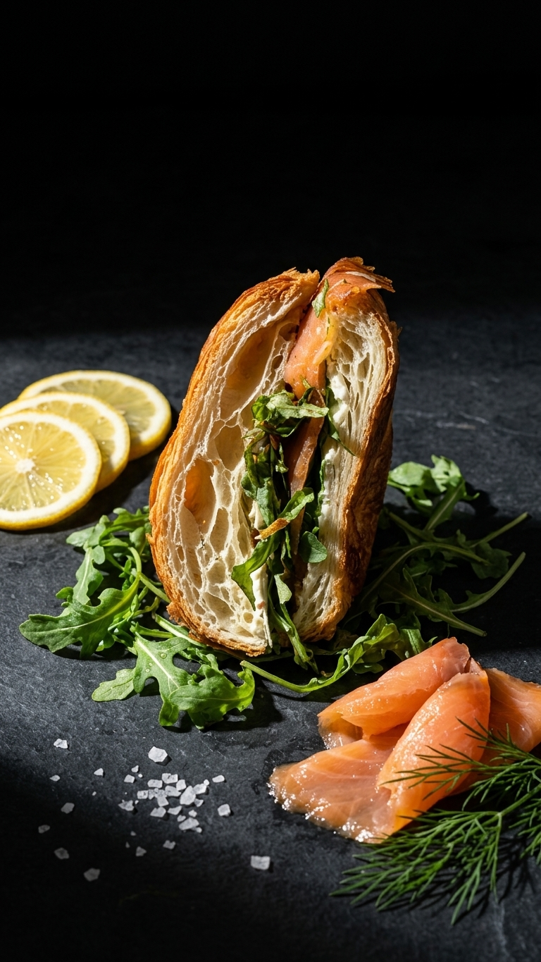 Smoked Salmon Croissant
