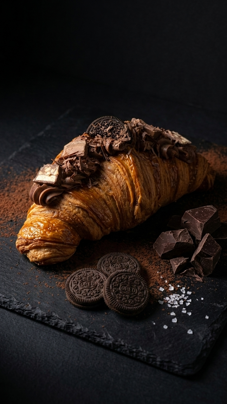 Oreo & KitKat croissant