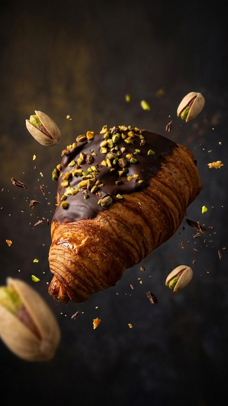 Pistachio Chocolate croissant